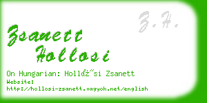 zsanett hollosi business card